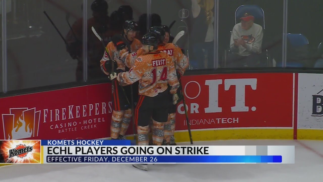 Komets, ECHL players going on strike starting December 26