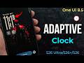 Samsung Galaxy S26 Ultra/S26 Plus/S26: Adaptive Clock Style on Lock Screen (One UI 8.5)