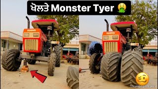 Swaraj || 855 || Monster Tyer Kholne pay Season Krka || Modifiedtractors || Youtube
