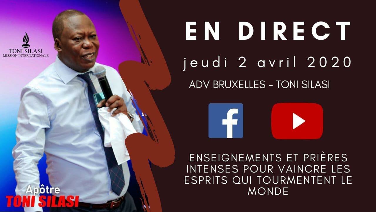 ADV Live - Prière pour les nations | Apôtre Toni Silasi en direct - 2 Avril 2020