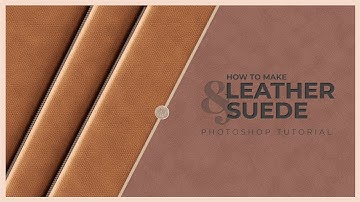 Texture Background Photoshop | Leather and Suede