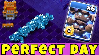 Best Rank Battle Attack Strategy | TH18 Meta Ground Army Meteor Golem (Clash of Clans) screenshot 5