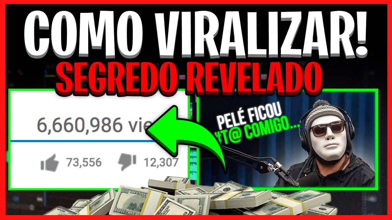 Como Ganhar Dinheiro no Youtube com Canal de Cortes de Podcast (EDITAR+THUMBNAIL)