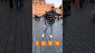 EASY Bachata Footwork Tutorial @letsplaybachata #shorts