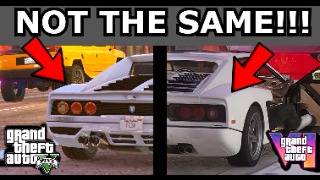 GTA 6 VS GTA 5 Car Comparisons And Differences!