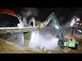 Nedbrydning af motorvejsbro på Fyn