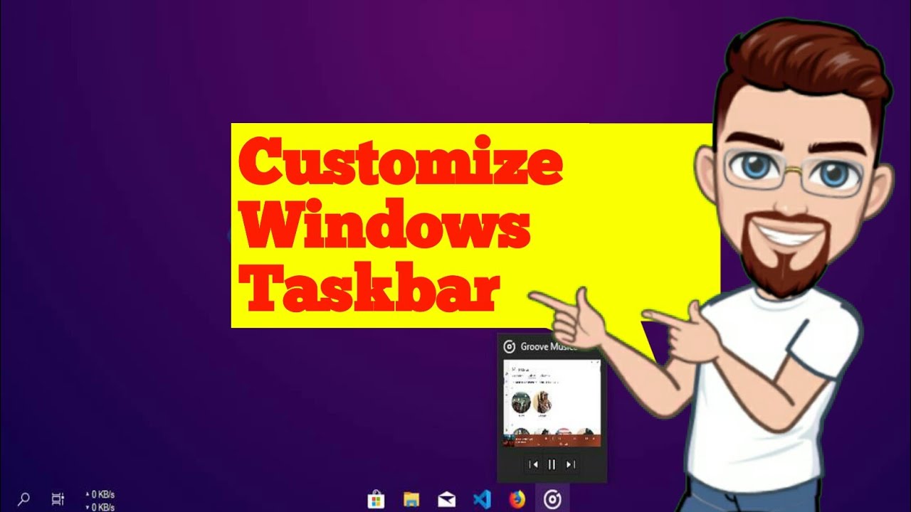 Windows 10 - Taskbar Customization - How to Change & Customize Taskbar ...
