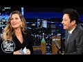 Gisele bndchen quizzes jimmy on popular portuguese phrases  the tonight show starring jimmy fallon