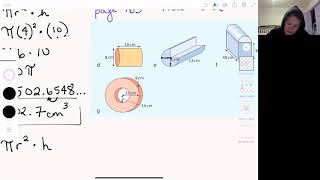 MYP3 Math - Monday 13 April Bolume Cylinder