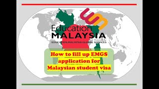 How to fill up EMGS application for Malaysian Student Visa. মালয়েশিয়ান স্টুডেন্ট ভিসা। screenshot 5