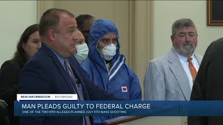 Man police named in July 4 shooting plot pleads guilty to unrelated charge
