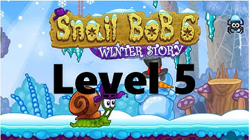 Snail Bob 6: Winter Story - Walkthrough Level 5