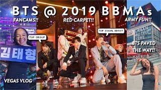 [VLOG+FANCAM] BTS (방탄소년단) PAVED THE WAY!! 2019 BBMAs VLOG!! ♡