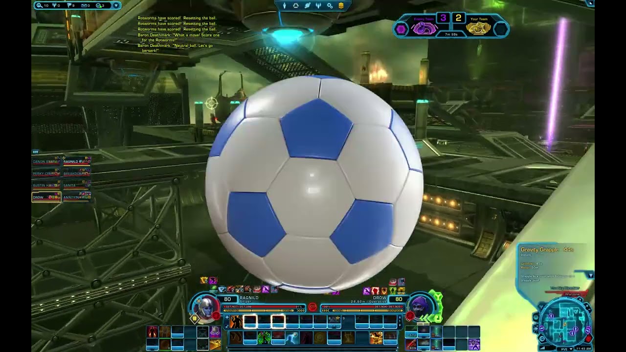 SWTOR PvP 7.1.1b Warzones: Huttball, Vandin Sky Shredder. Sniper Marksmanship.