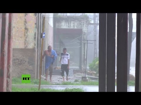 Así azota Cuba el huracán Irma