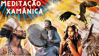 Meditação Xamânica - Elemento Ar (vento) - Tambor e flautas - (Shamanic Meditation)🦉🦜🦅