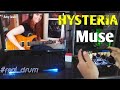 HYSTERIA-MUSE (real drum cover & guitar cover by,blits07 and amy lewis)