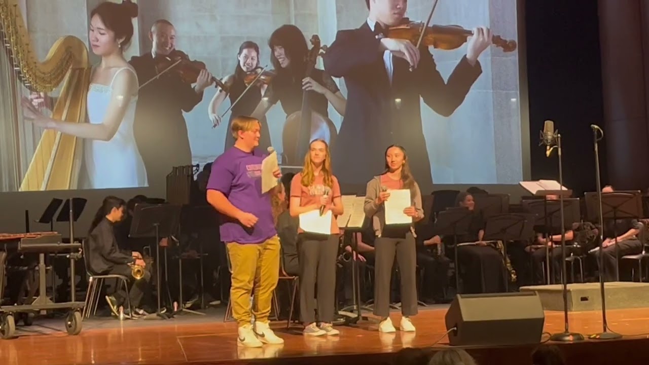 Nora as emcee at TCA event