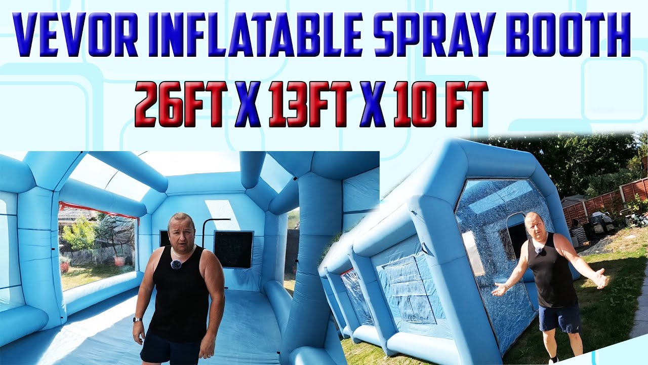 My New Inflatable Spray Booth Is It Any good? YouTube