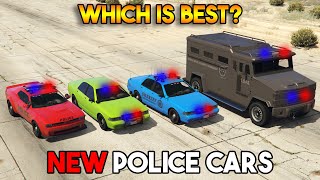 GTA 5 ONLINE : NEW DLC POLICE VEHICLES (WHICH IS BEST?)