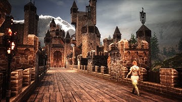 how to build a castle on an island PEOPLE OF THE DRAGON DLC [timelapse] - CONAN EXILES