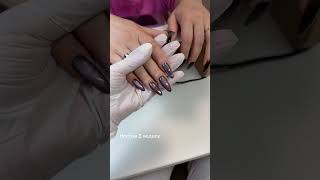 Носка длинных ногтей. Будем делать коррекцию, смотри видео дальше #nails