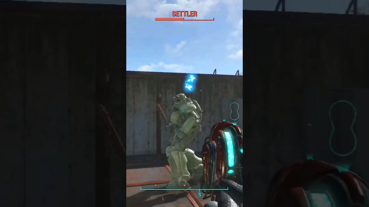 Vaporizing Settler for stealing my power armor in Fallout4 