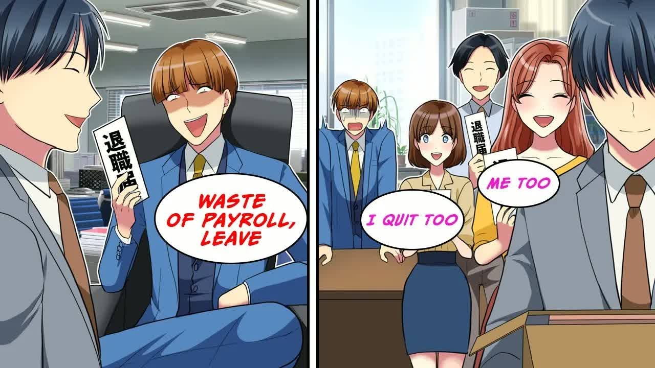 [Manga Dub] A CEO's son fired Me, but a colleague defended Me, then He found out... [RomCom]