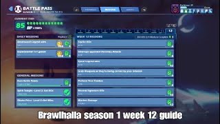 Brawlhalla season 1 week 12 guide