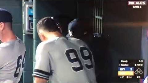 Aaron Judge caught cheating vs Astros in ALCS Game 1