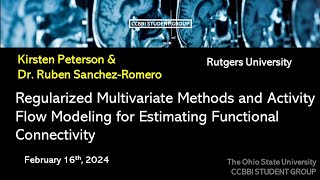 Regularized Multivariate Methods and Activity Flow Modeling for Estimating Functional Connectivity