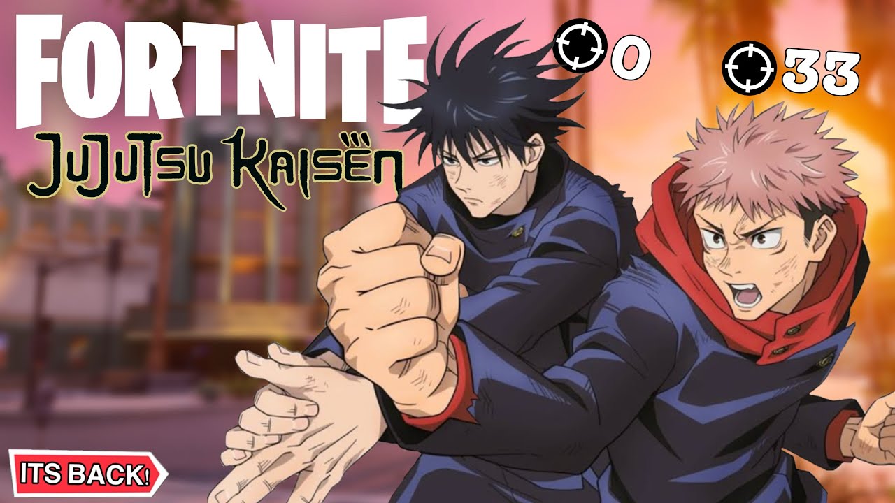 Играем в Fortnite Chapter 7 с лучшим игроком всех времен: скины JJK вернулись!