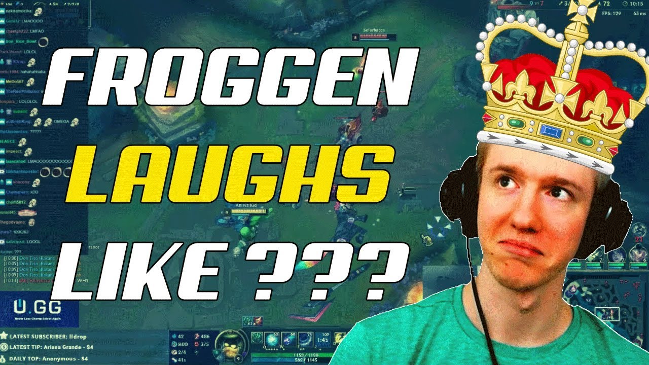 Froggen Laughs Like He Conquered The World? League of Legends WIN Compilation #4