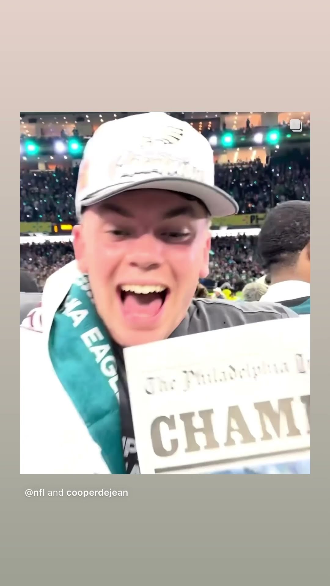 Read about it #hoodnews #cooperdejean #philadelphiaeagles #superbowl #trending #viralvideo #wow #how