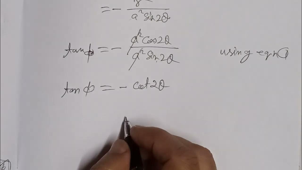 Obtain pedal equation for the curve r^2=a^2cos2θ. YouTube
