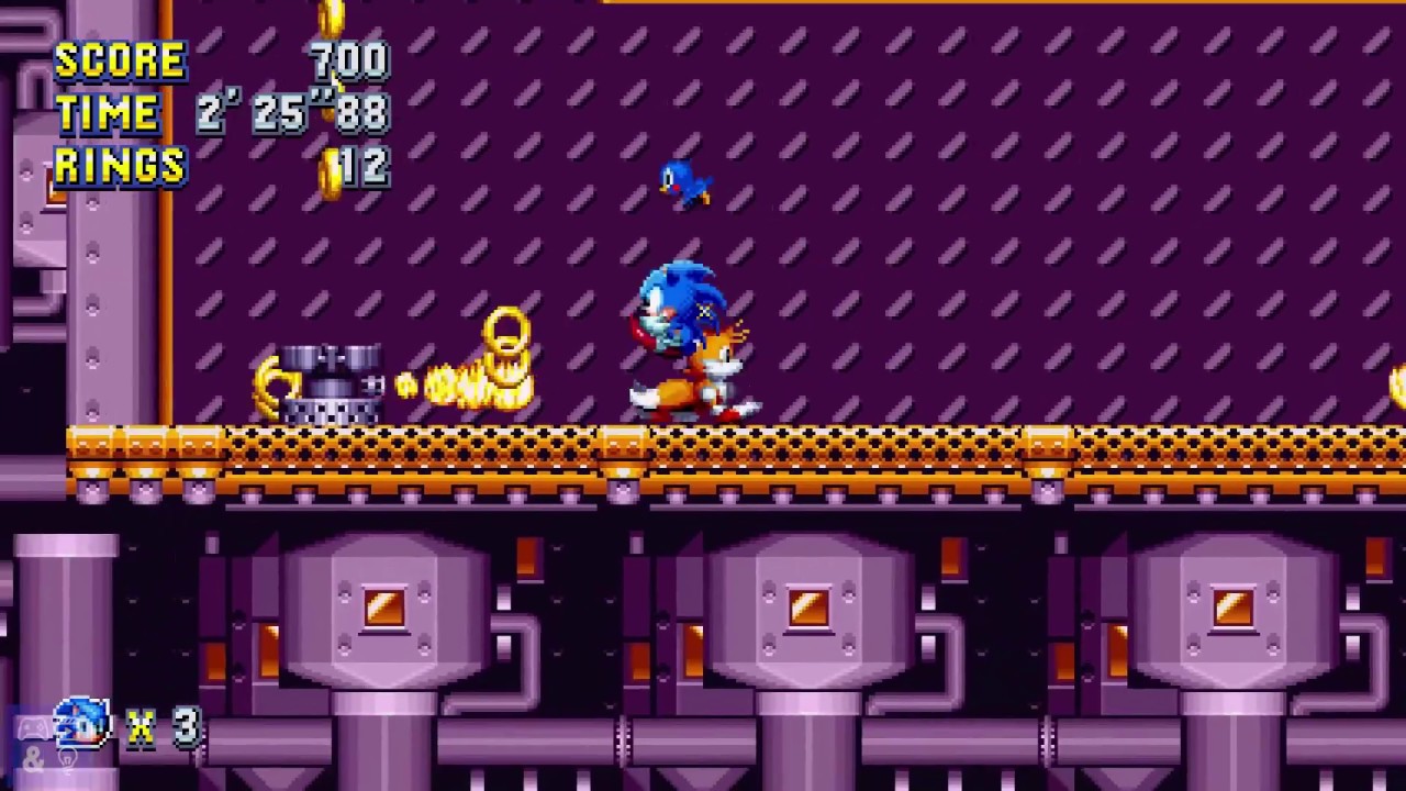 Sonic Mania - Flying Battery Zone Act 1 + Bonus Stages + Boss Fight - YouTube