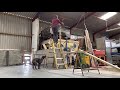 Workshop improvements part 2- painting the floor and installing spray booth panels