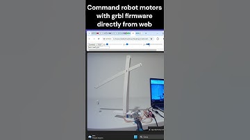 Command robot motors with grbl firmware directly from web costycnc