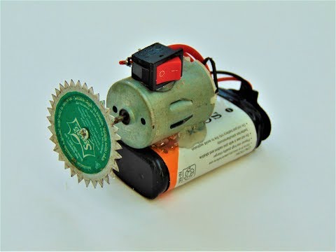 How to Make a mini cutter machine at home - like dremel tool !!