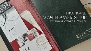 Functional 2024 Planner Setup: Sterling Ink Common Planner N1
