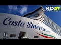 PRIVATE TOUR - COSTA SMERALDA - 5th Largest Cruise Ship - 4K (watch before cruising)