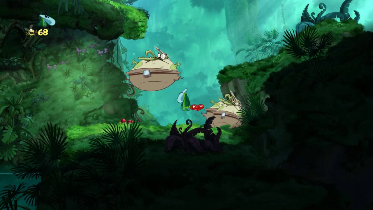 Rayman Origins  - Swinging Caves