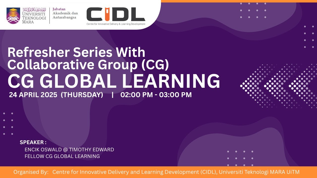 REFRESHER SERIES WITH COLLABORATIVE GROUP CG  CG GLOBAL LEARNING   2025 04 24 13 26 GMT+08 00   Reco