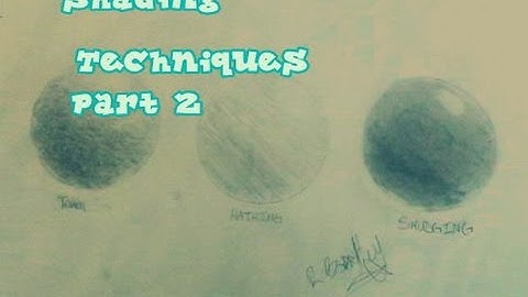 Shading Techniques: Part 2, Hatching and Smudging