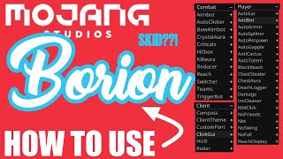 How To USE BORION Hacked Client TUTORIAL 26.0 ¦ Borion Client