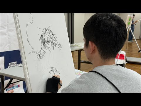 May 9th, 2026. SukBin Kwon Live Drawing. JAPAN COMIC EXPO thumbnail