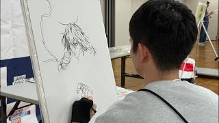 May 9th, 2026. SukBin Kwon Live Drawing. JAPAN COMIC EXPO