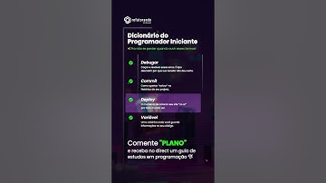 Dicionário do programador iniciante #programação #ddev