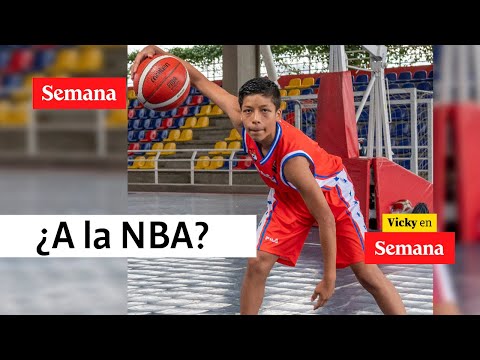 Juan José Sánchez, el niño colombiano que sueña con jugar en la NBA