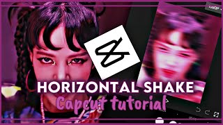 Horizontal shake tutorial on capcut